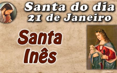 Santa Inês ou Agnes, seu nome vem do grego, que significa pura e casta