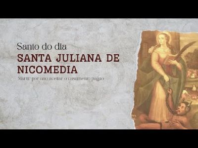 Juliana era filha de Africano, homem rude e pagão, e, desde a infância, havia abraçado o cristianismo