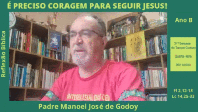 É preciso coragem para seguir Jesus!
